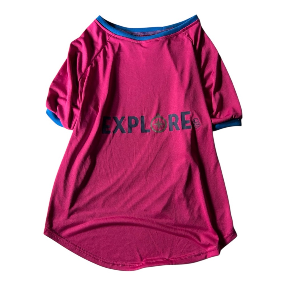 New Top Paw EXPLORE Bright & Breezy dog t-shirt XL